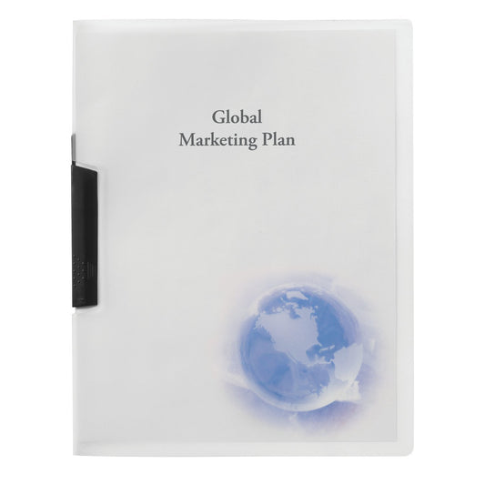 GBC Globe Design Swing Clip Punch-free Report Cover (21539)