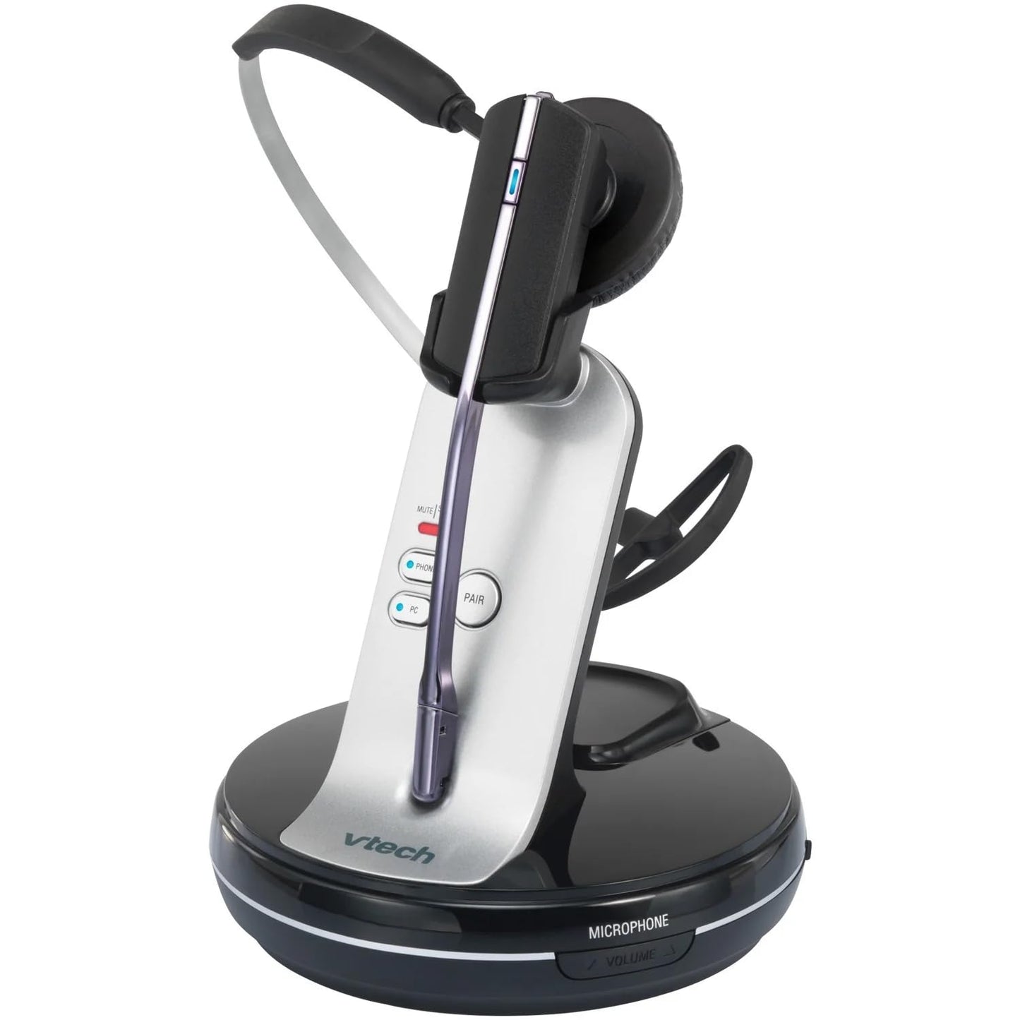 VTech VH6210 Convertible Office Wireless Headset,Silver