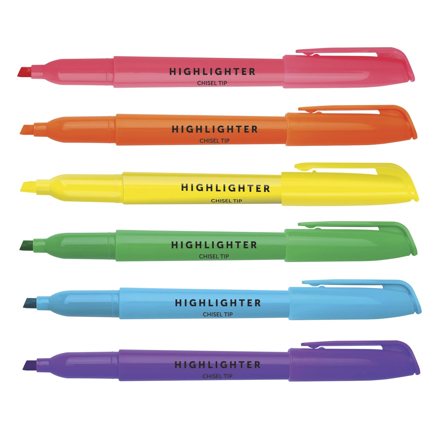 Office Depot� Brand Pen-Style Highlighters, Chisel Tip, 100% Recycled, Assorted Colors, Pack Of 36