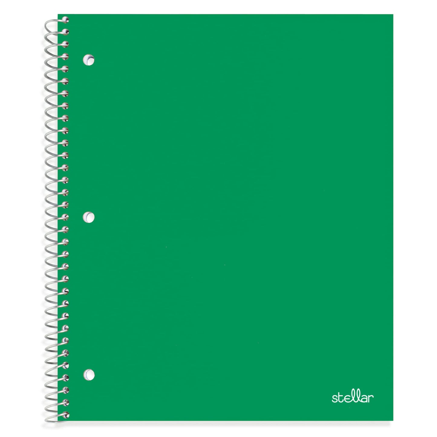 Office Depot� Brand Stellar Poly Notebooks, 8" x 10-1/2", 1 Subject, Wide Ruled, 100 Sheets, Assorted Colors, Pack Of 4 Notebooks [Unknown Binding]