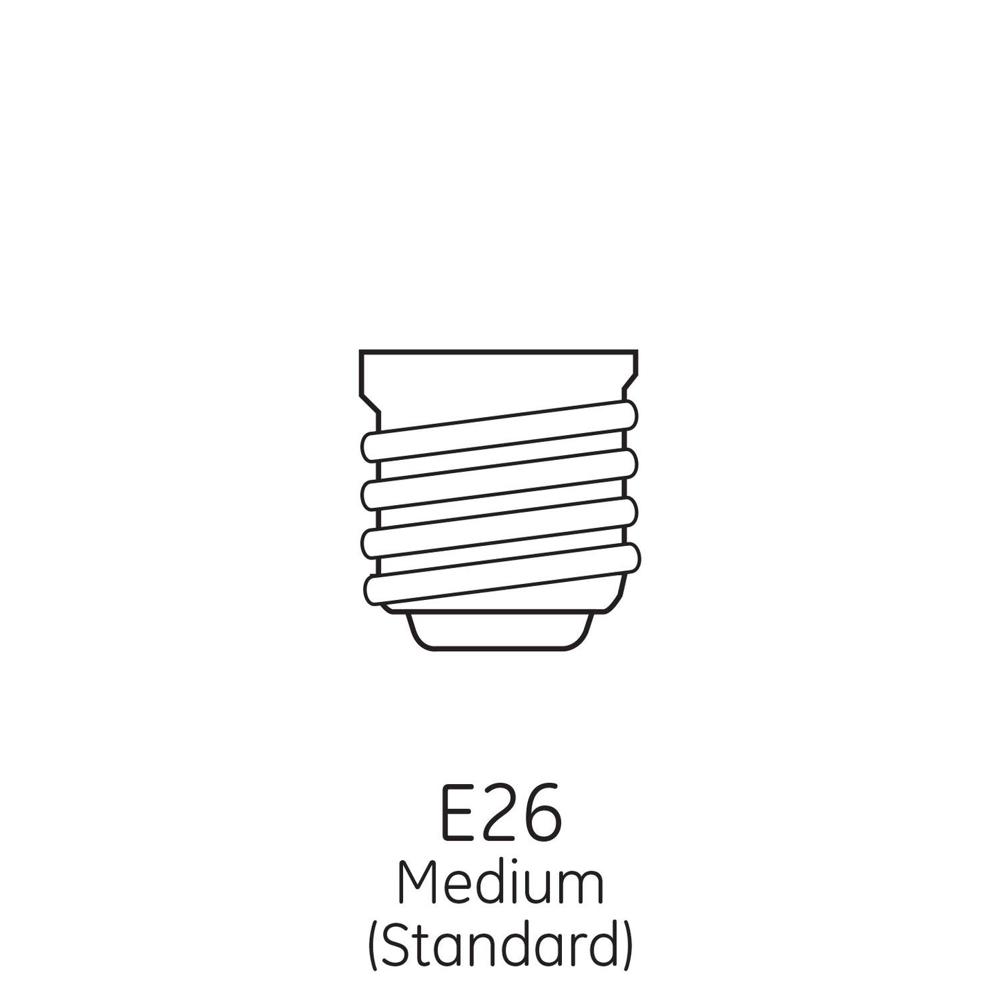 GE G E LIGHTING 75339 Amber Flame Shaped Bulb, 25W, 2-Pack, 2 Count (Pack of 1)