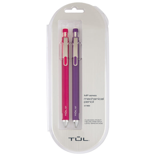 TUL® Mechanical Pencils, 0.7 mm, Pink/Purple, Pack Of 2