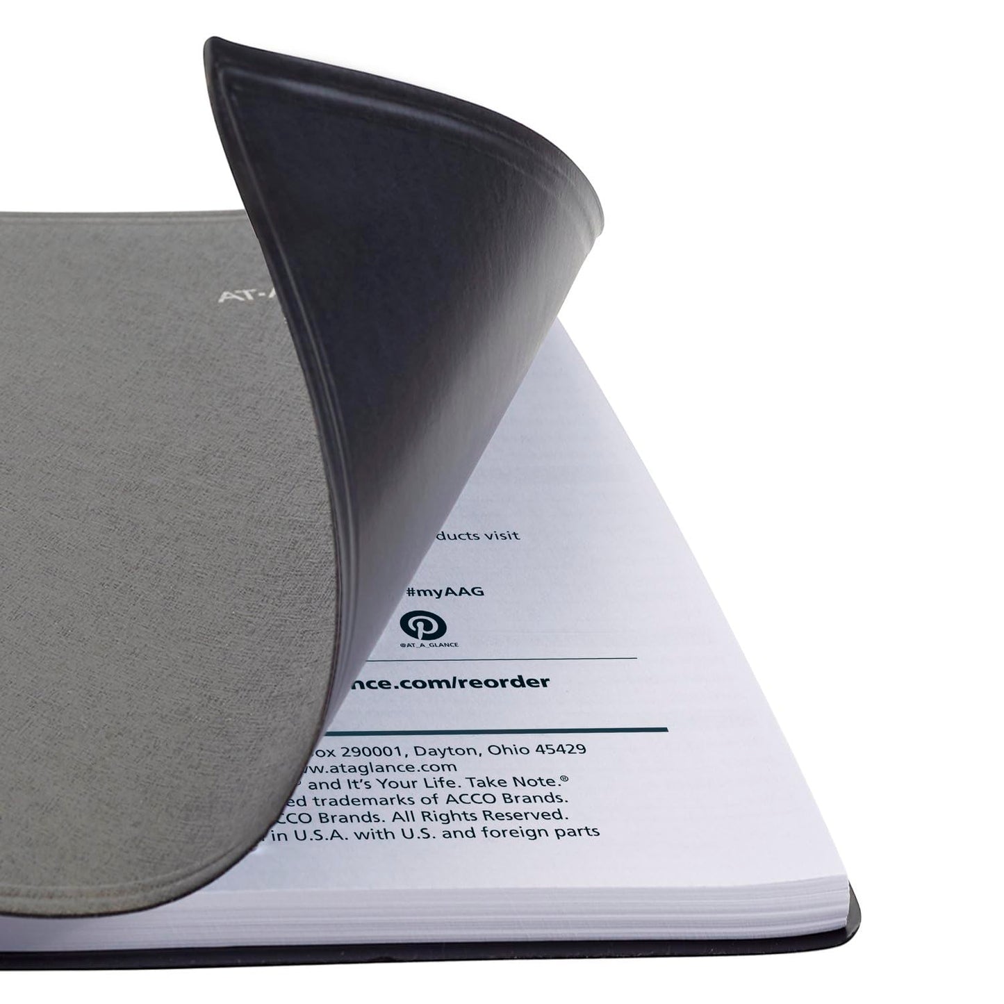 AT-A-GLANCE 2025 Appointment Book Planner, Daily, 5" x 8", Small, Quarter-Hourly, DayMinder, Black (G1000025)
