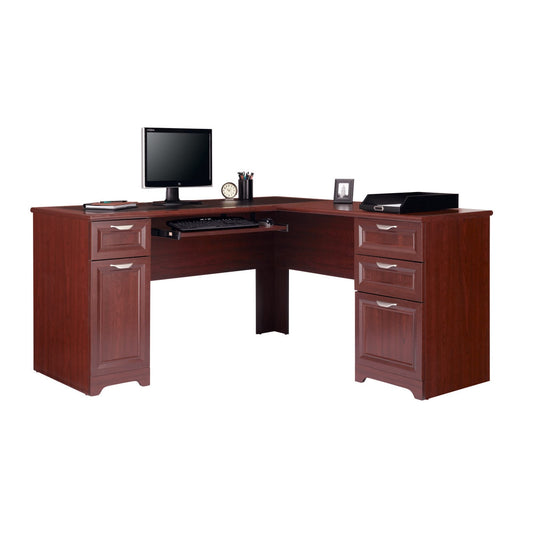 Realspace� Magellan 59"W L-Shape Corner Desk, Classic Cherry