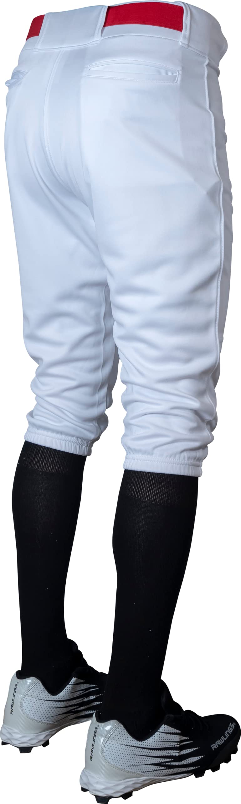 Rawlings PRO 150 Series Game/Practice Baseball Pant, Youth, Solid Color, Knicker, White, Small