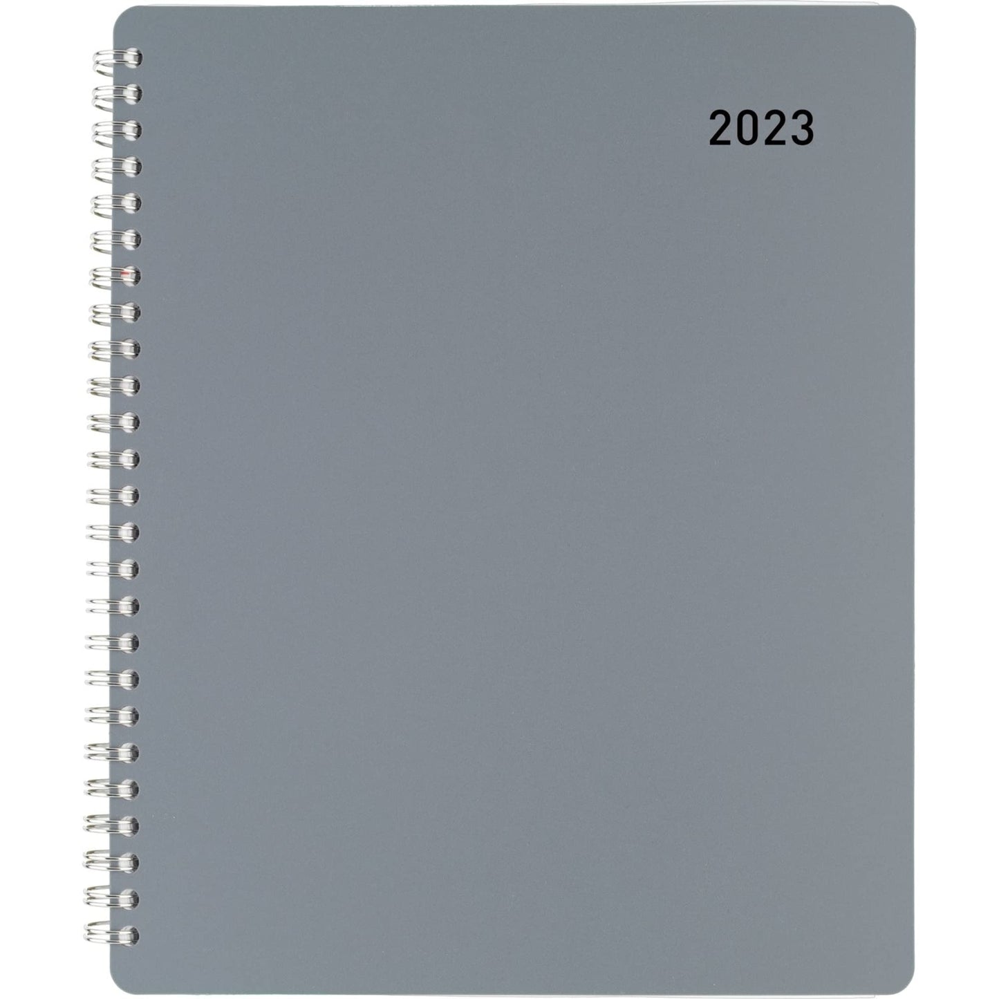 Office Depot� Brand Weekly/Monthly Planner, 7" x 9", Silver, January To December 2023, OD712000