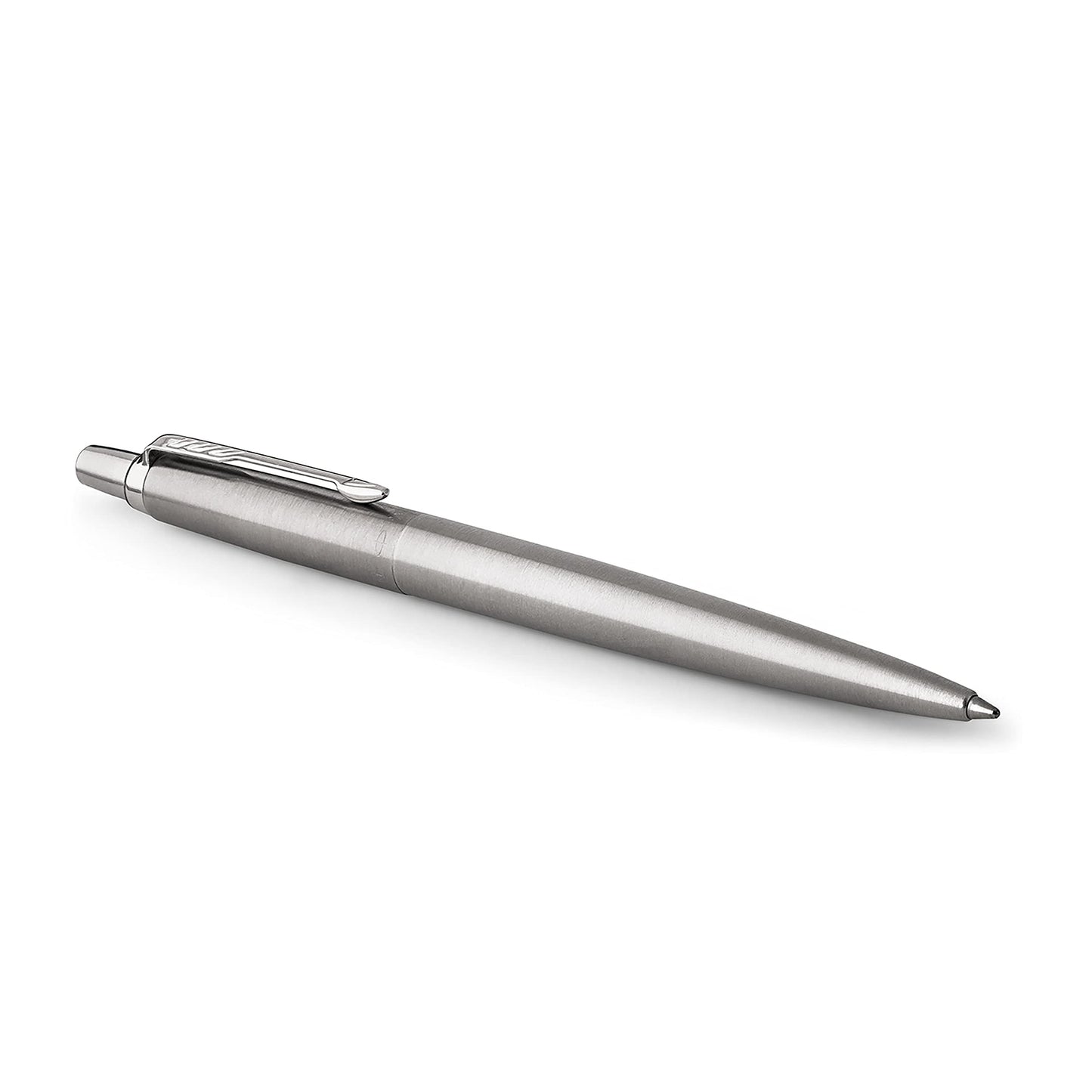 PARKER Gel Pen Jotter (Stainless Steel with Chrome Parts, Middle Writing tip 0.7 mm, Gift Box)