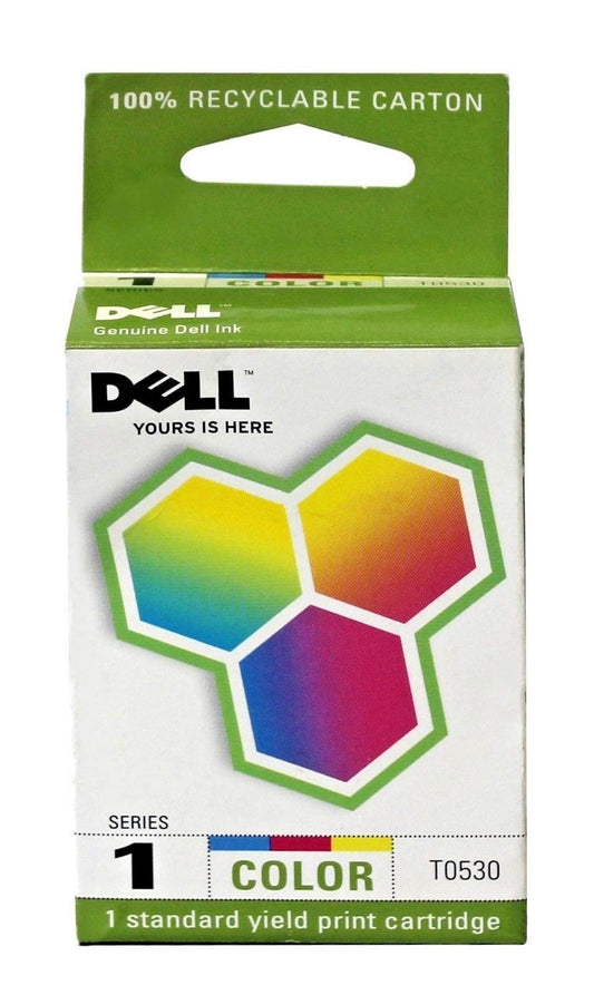 Dell T0530 Series 1 720 A920 Ink Cartridge (Color) in Retail Packaging