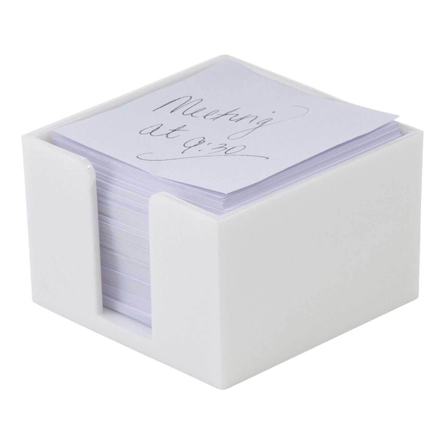 Realspace® White Plastic Memo Holder