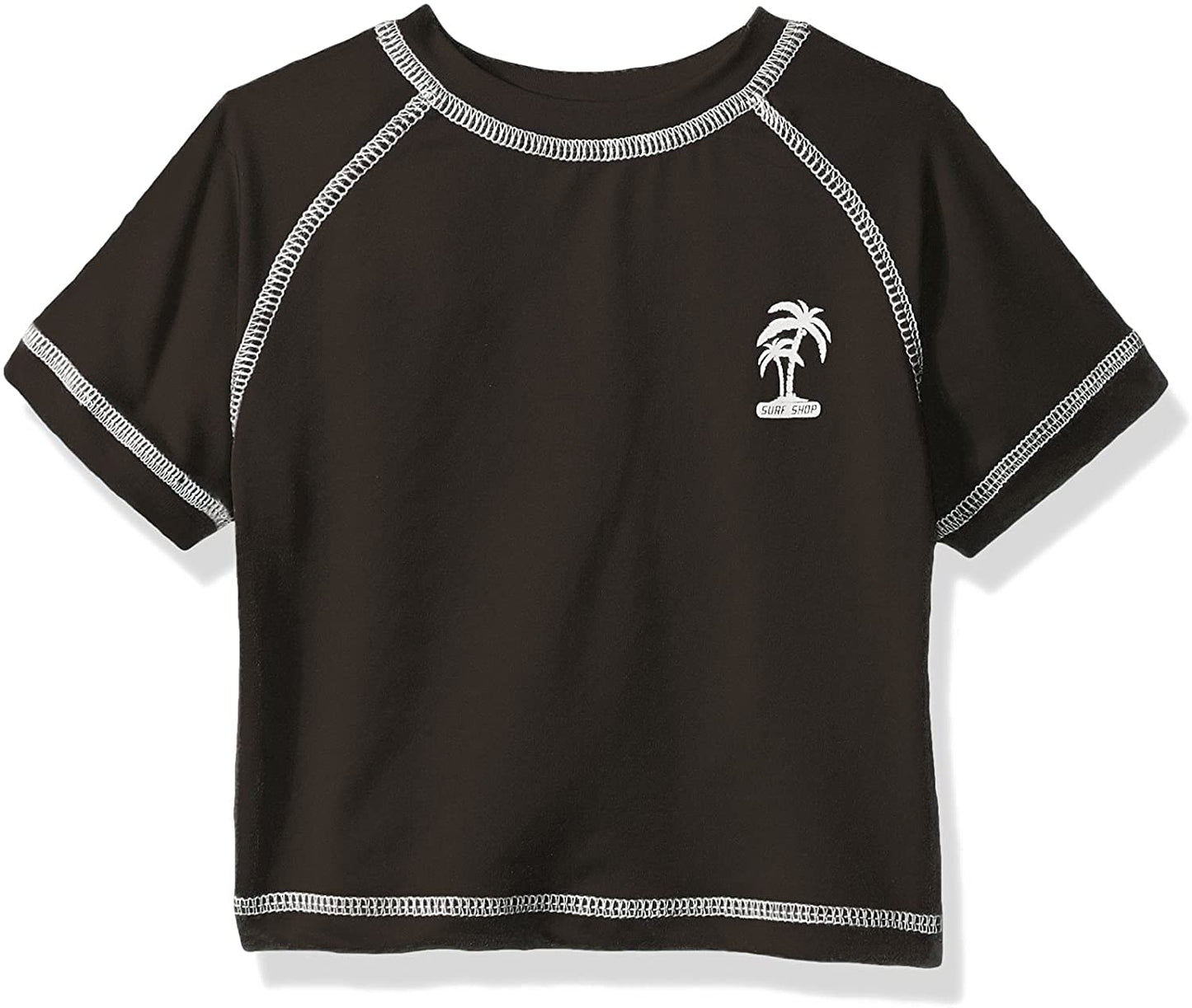 iXtreme Boys' Palm Tree Rash Guard, Black, 3T