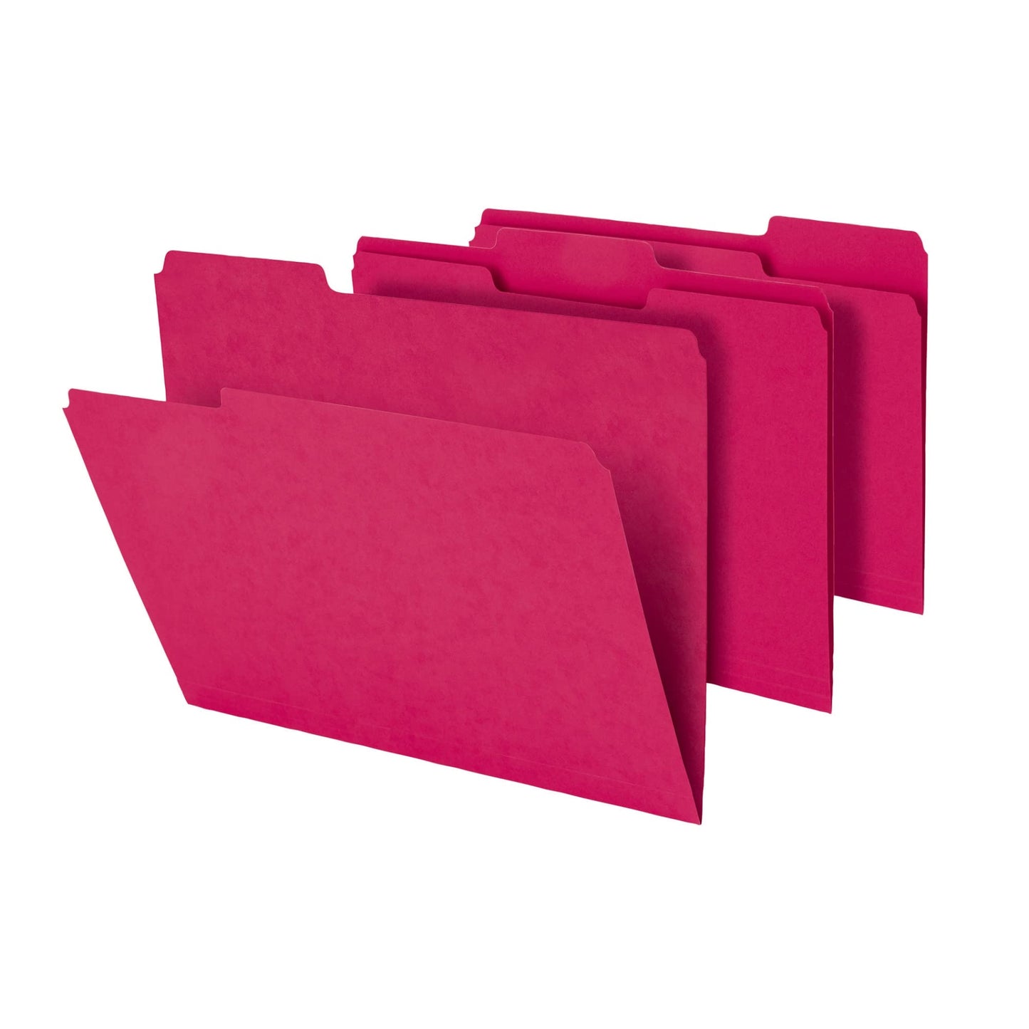 Office Depot� Brand Heavy-Duty Top-Tab File Folders, 3/4" Expansion, 8 1/2" x 11", Letter Size, Red, Pack of 18