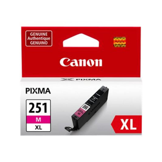 Canon CLI-251XL Magenta Compatible to iP7220,iX6820,MG5420,MG5520/MG6420,MG5620/MG6620,MX922/MX722,iP8720,MG6320,MG7120,MG7520 Printers