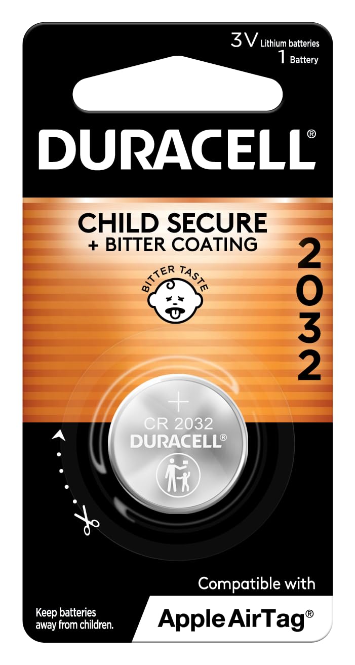 Duracell Button Cell Lithium Electronics Battery Dl2032 3V 6/Box DL2032BPK