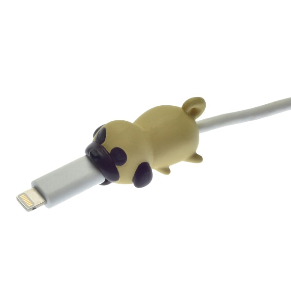 Digital Energy World Smartphone Cable Protector, Puppy, 1/4"H x 2 5/8"W x 1 5/16"D, Brown, DMS3-1087