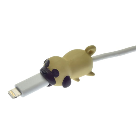 Digital Energy World Smartphone Cable Protector, Puppy, 1/4"H x 2 5/8"W x 1 5/16"D, Brown, DMS3-1087