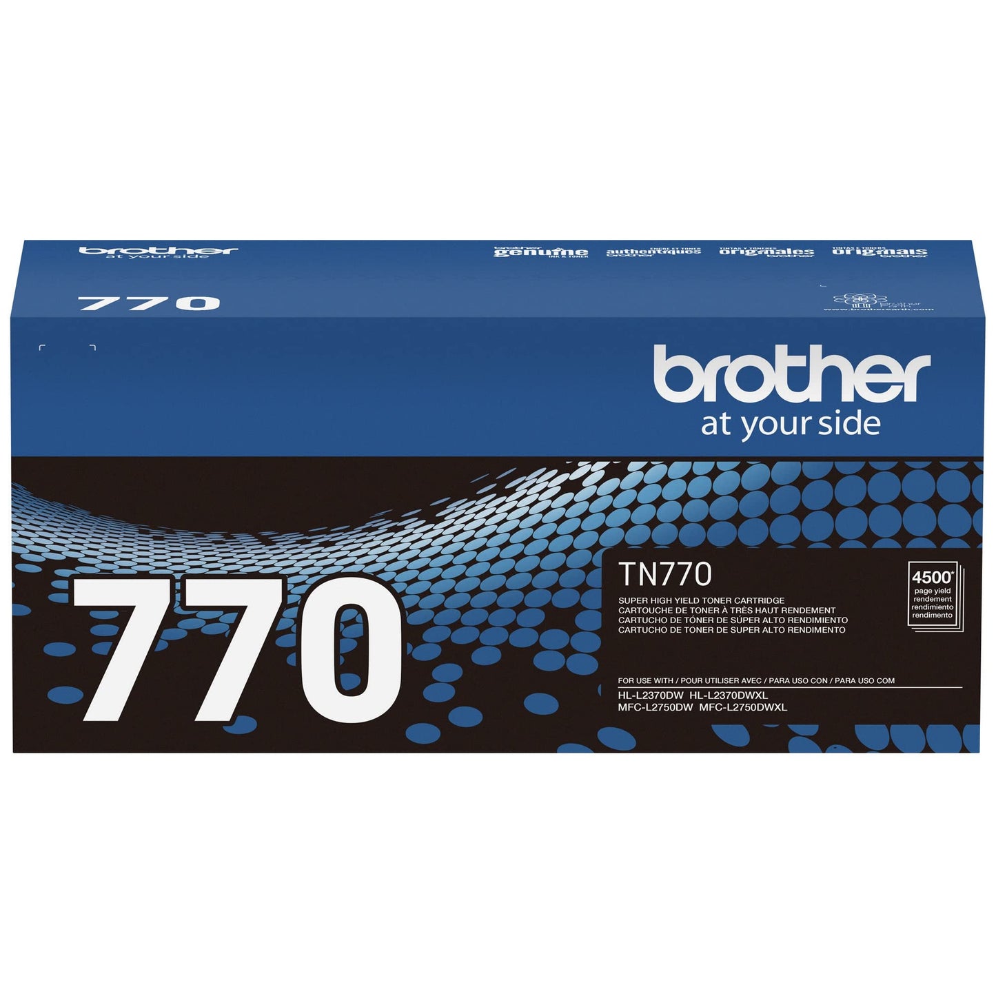 Brother TN770 Super High Yield Black Toner, 1 Size