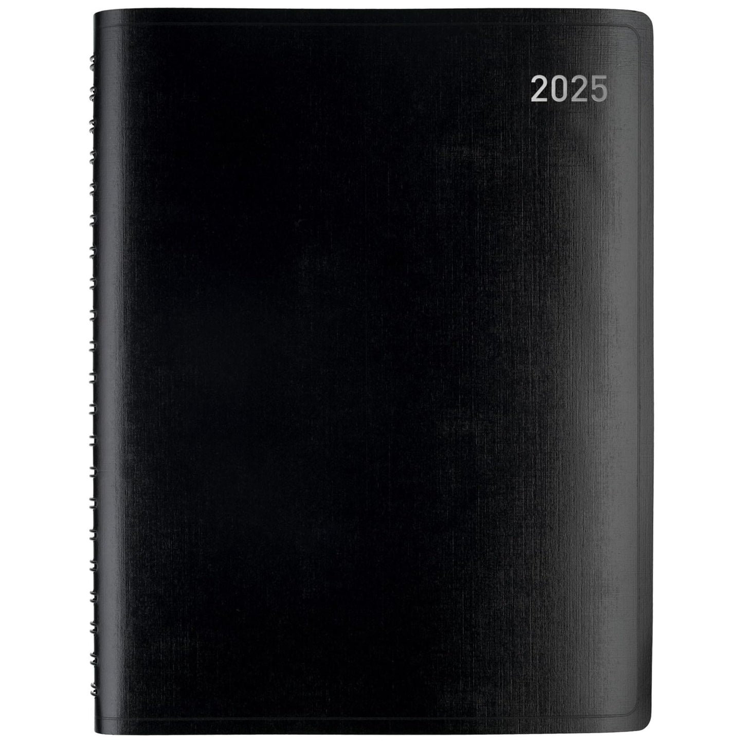 2025 Office Depot Weekly/Monthly Planner, 8" x 11", Black, January To December, OD711900