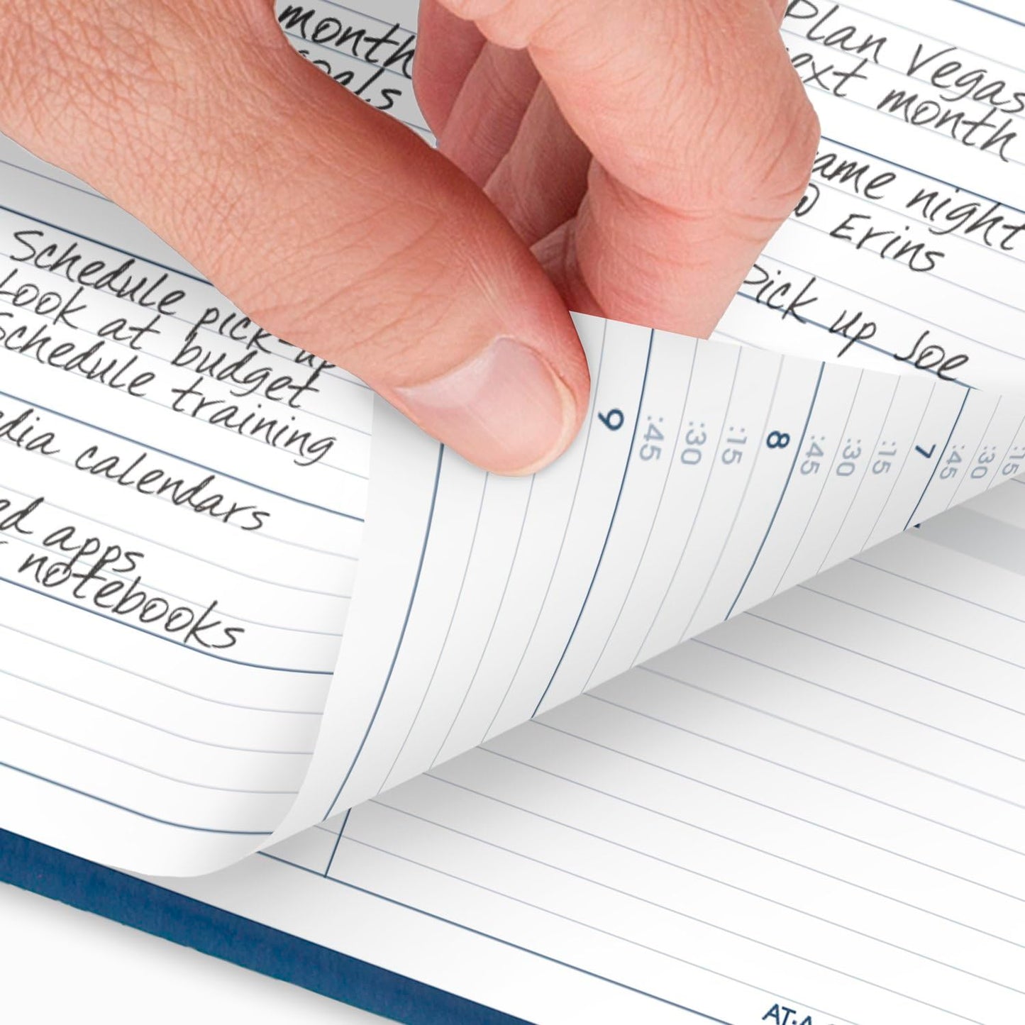 AT-A-GLANCE 2025 Appointment Book Planner, Weekly, 8-1/4" x 11", Large, Quarter-Hourly, Blue (709402025)