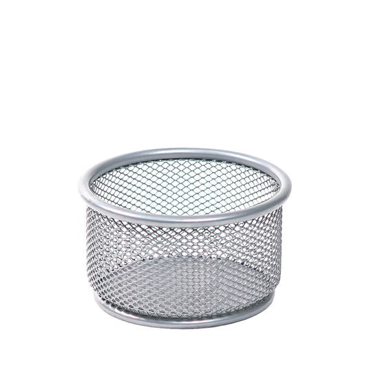 Office Depot® Brand Mesh Paper Clip Holder, Silver