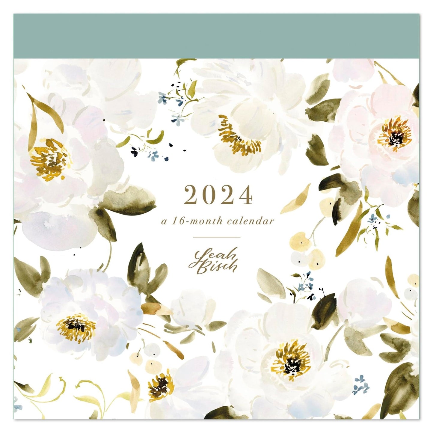 2024 Mead® 16-Month Wall Calendar, 12" x 12", Leah Bisch, September 2023 to December 2024, ODW38128