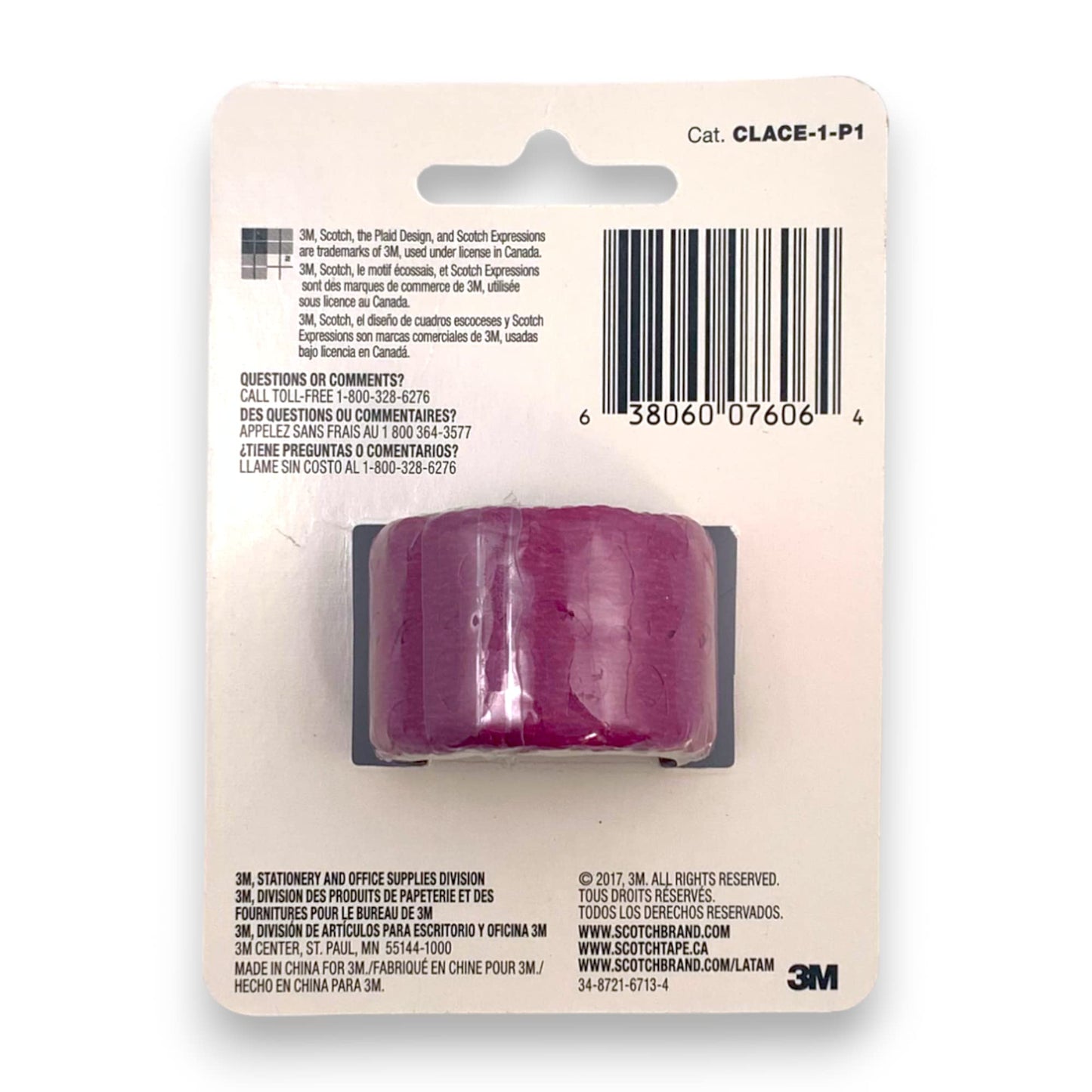 Scotch 3M Expressions Decorative Purple Lace Tape, 1.18 x 157