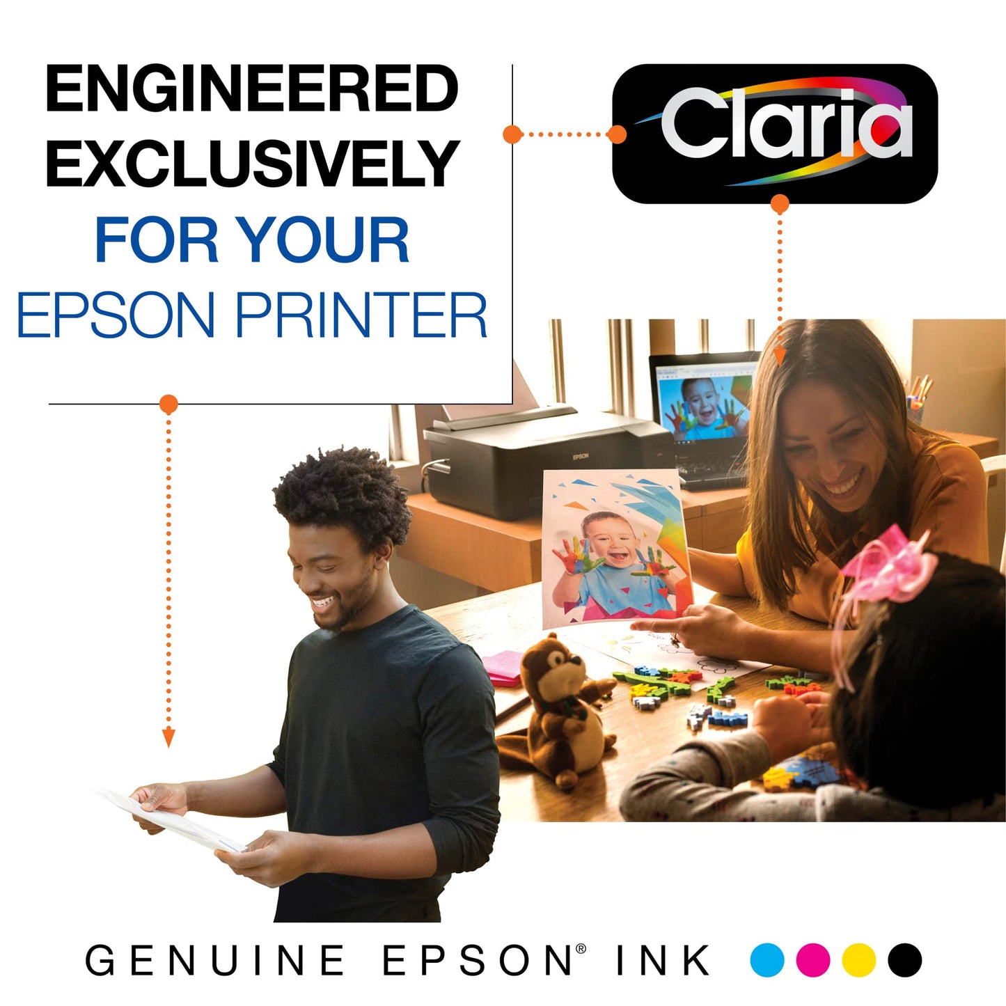 EPSON 212 Claria Ink High Capacity Cyan Cartridge (T212XL220-S) Works with WorkForce WF-2830, WF-2850, Expression XP-4100, XP-4105