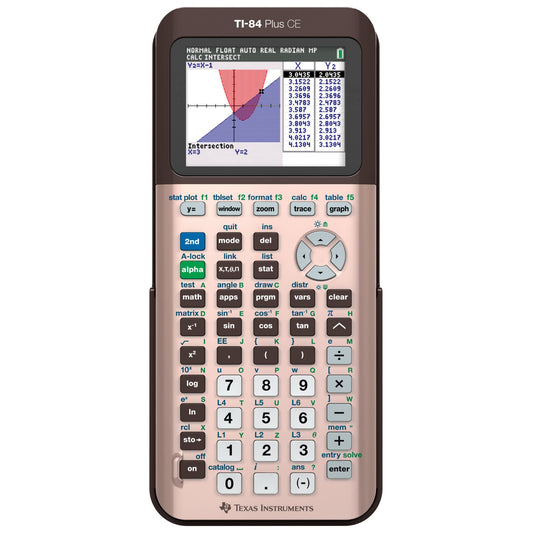 Texas Instruments TI-84 Plus CE Color Graphing Calculator, Rose Gold (Metallic)