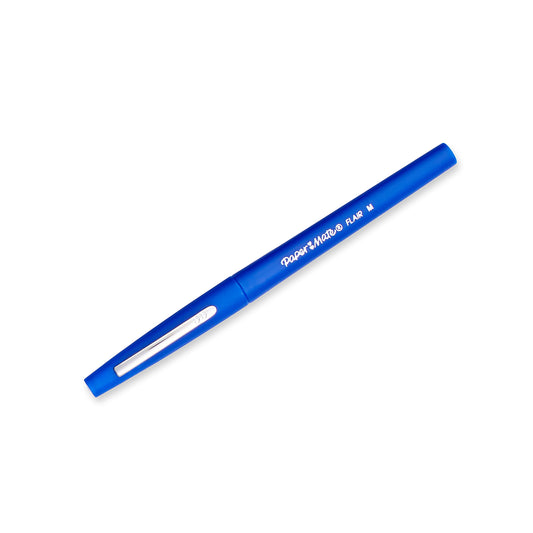 Paper Mate Flair Felt Tip Pen, Medium Point, Blue, 1 Pack