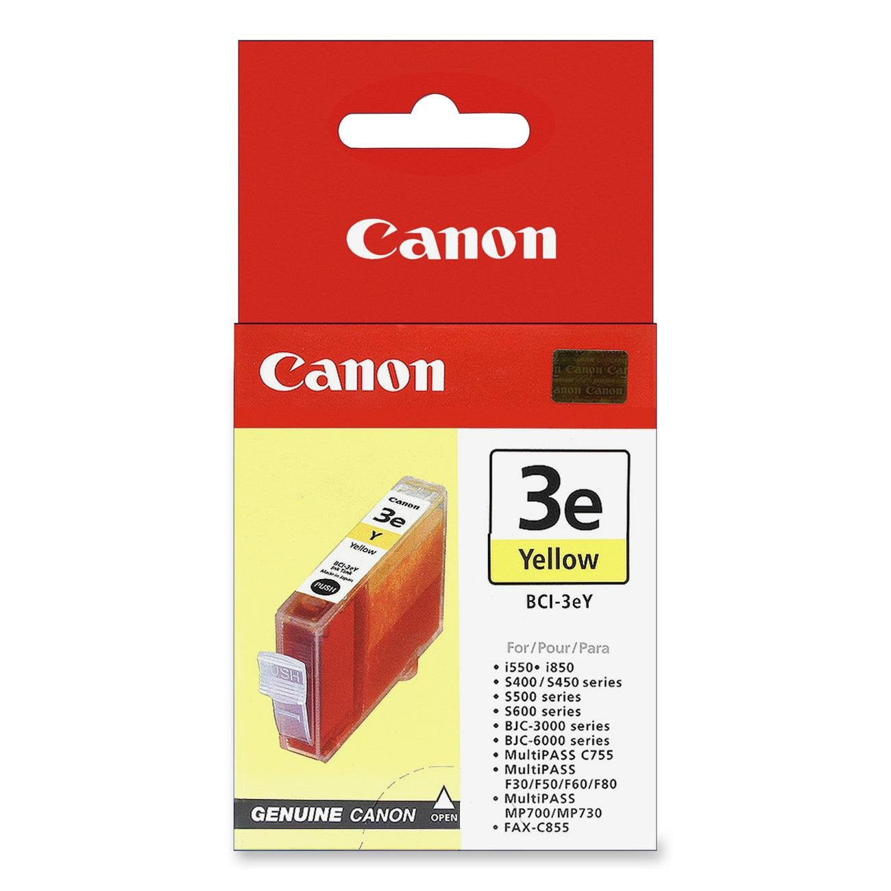Genuine Canon BCI-3eY / 4482A003 Yellow OEM Ink Cartridge
