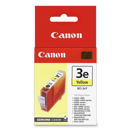 Genuine Canon BCI-3eY / 4482A003 Yellow OEM Ink Cartridge