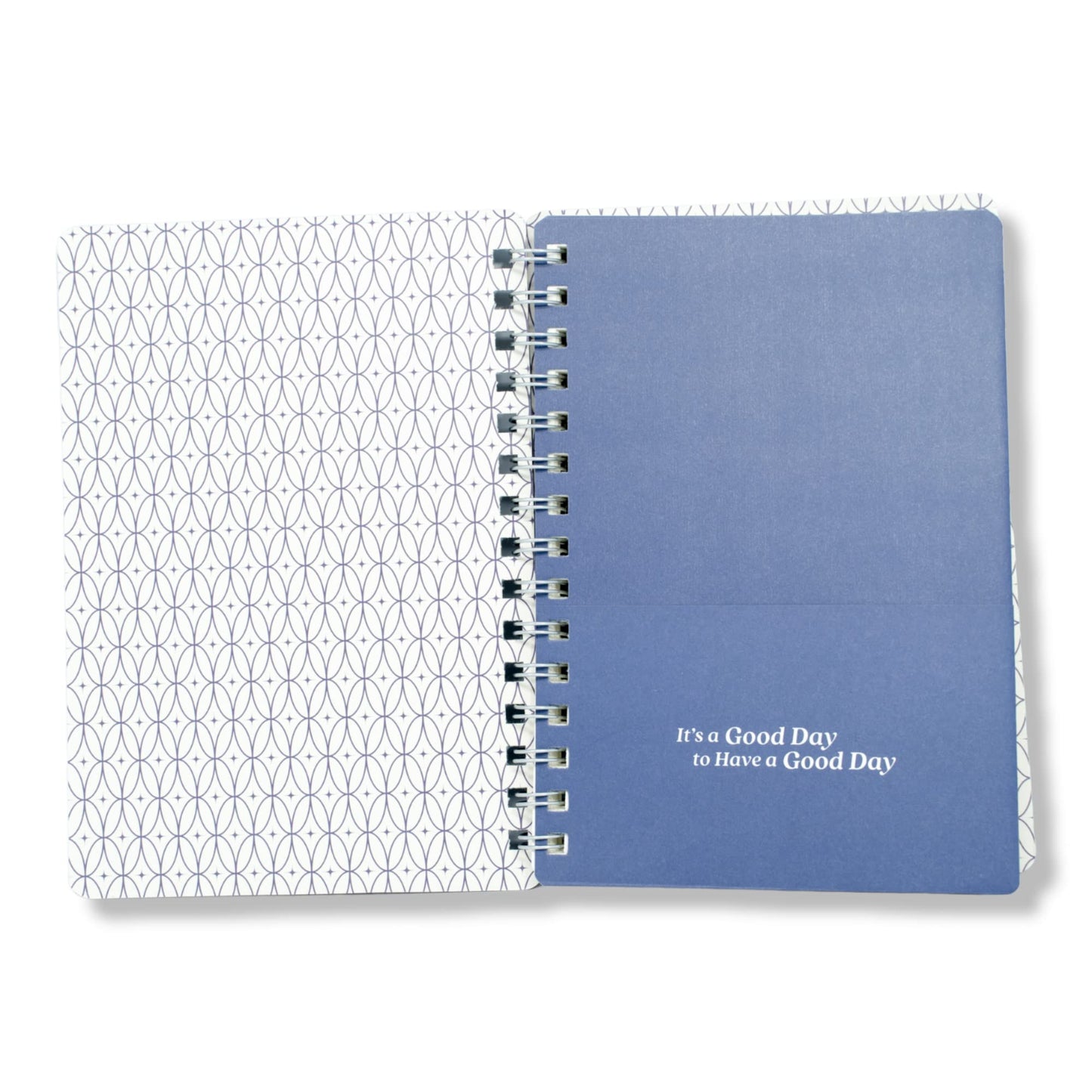 Orange Circle Studio Agatha Weekly/Monthly Agenda Planner, 8-1/4" x 5-3/4", Oxford Blue, January To December 2023, Wirebound