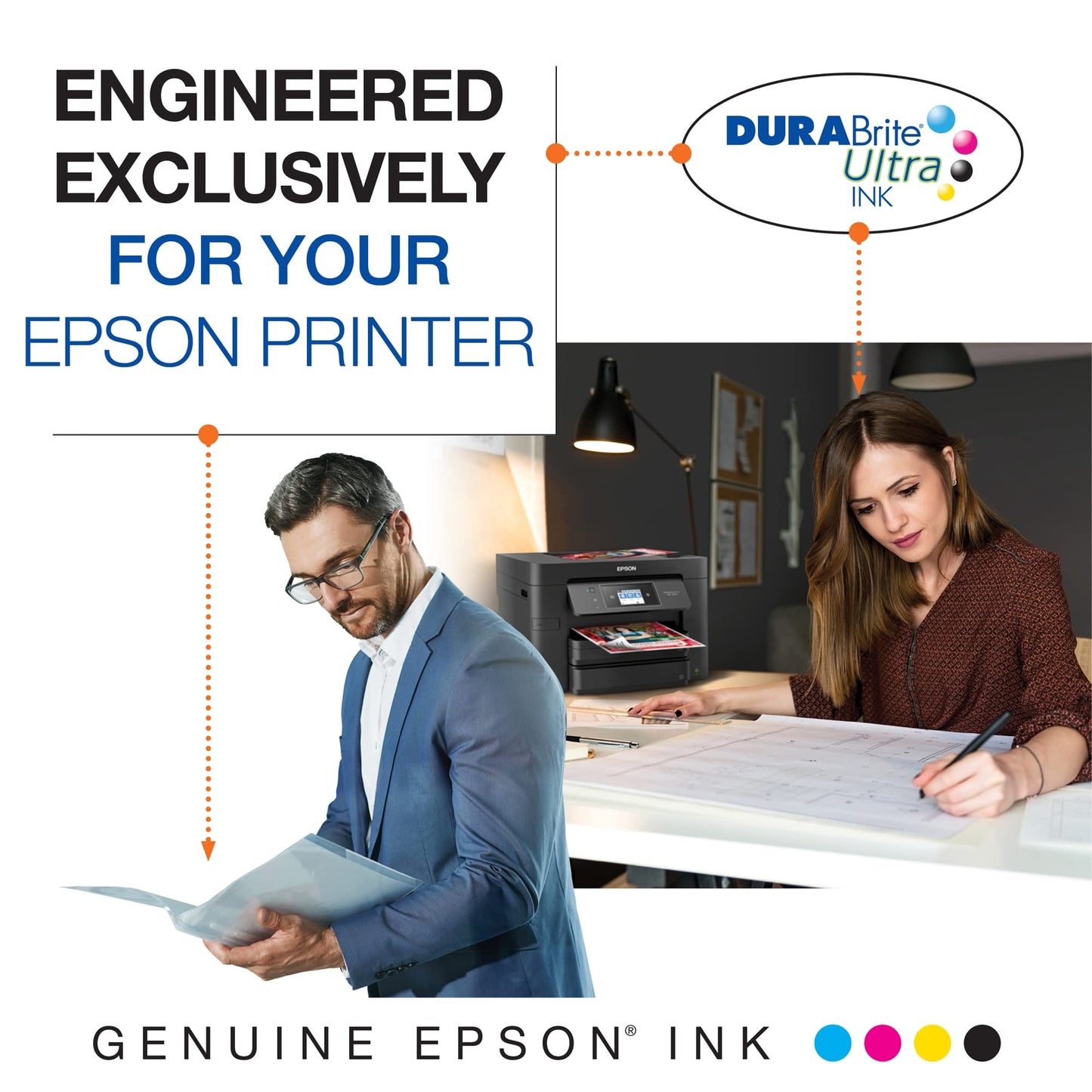 Epson 125 DURABrite Ultra Ink Standard Capacity Black Cartridge (T125120-S) Works with Stylus NX-125, NX-127, NX-130, NX-230, NX-420, NX-530, NX-625, Workforce WF-320, WF-323, WF-325, WF-520