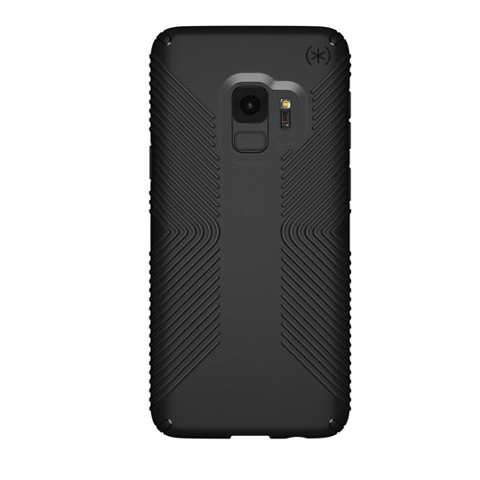 Speck Presidio Grip Samsung Galaxy S9 Case, Black/Black - 109509-1050