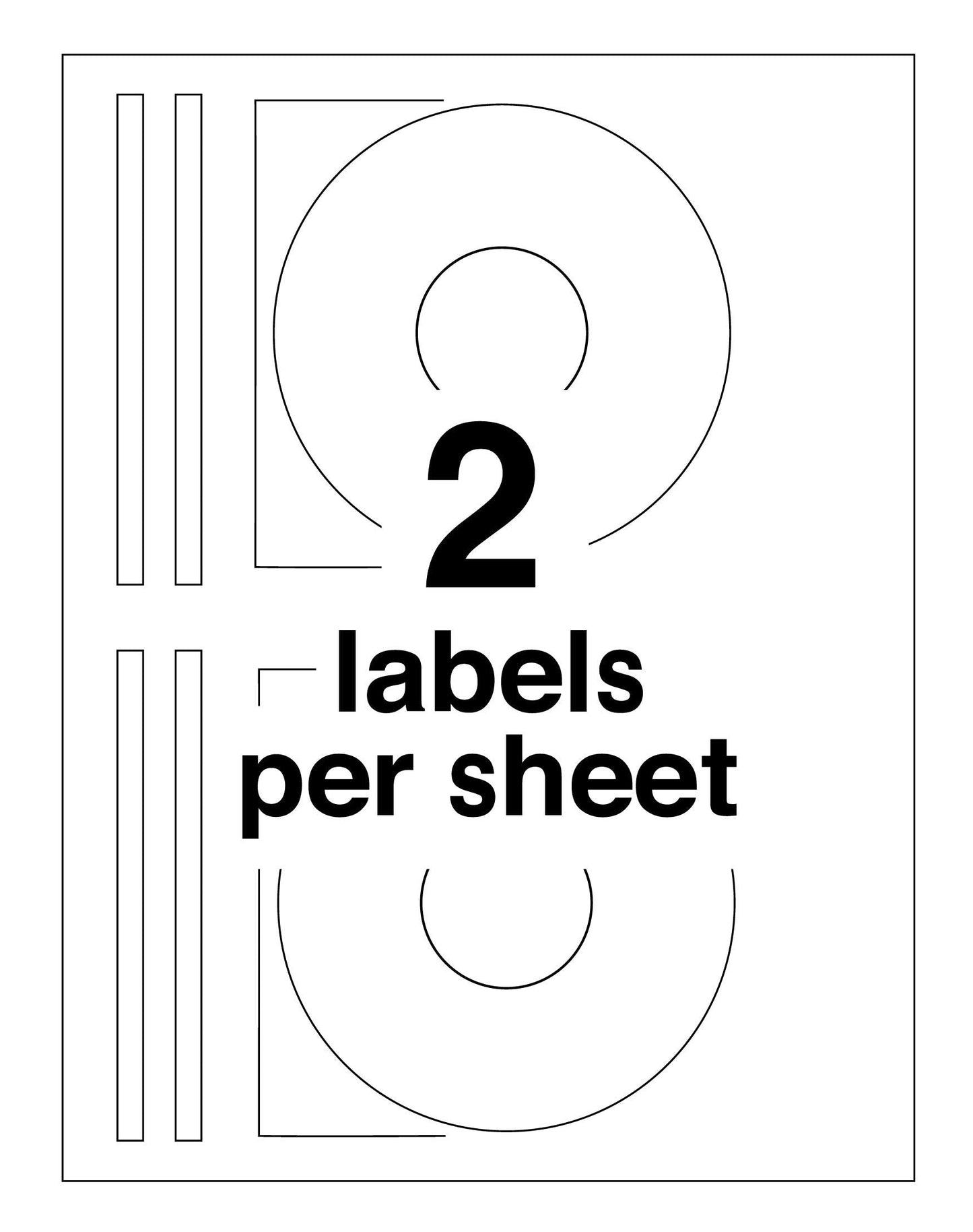 Avery CD Labels, Print to The Edge, Permanent Adhesive, 40 Disc Labels and 80 Spine Labels (5692)