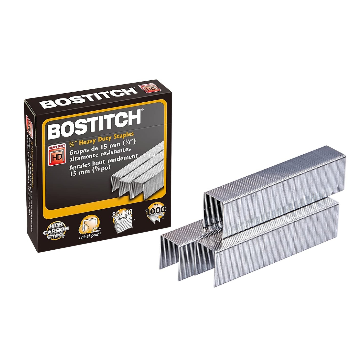 Amax SB35581M Heavy-Duty Staples, Use in B310HDS, 00540, 5/8-Inch L, 1000/BX
