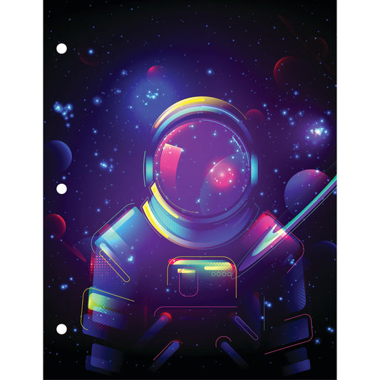 Eccolo BTS 2-Pocket Folder, 8-1/2" x 11", Astronaut