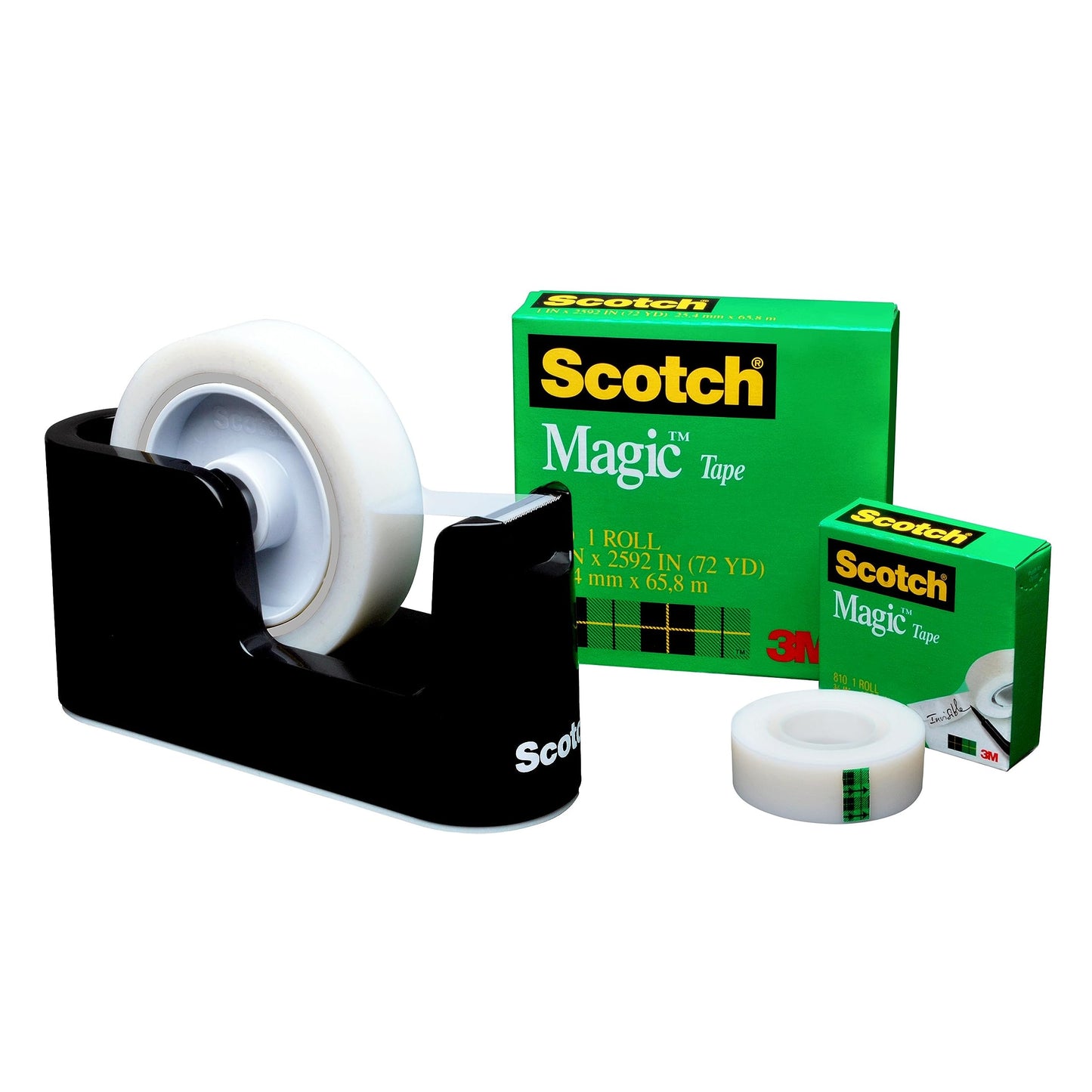 Scotch Deluxe Tape Dispenser, Black (C24)