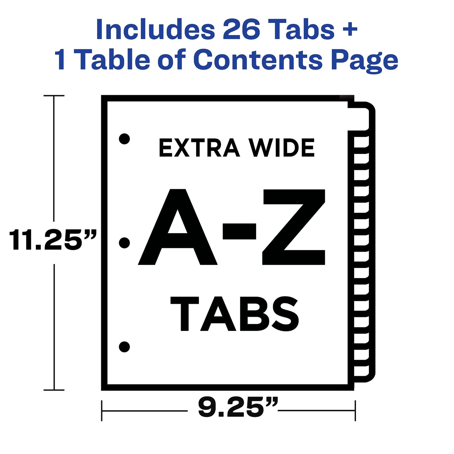 Avery 16176 Write & Erase Big Tab Plastic Dividers w/Slash Pocket, 5-Tab, Letter (Pack of 2)