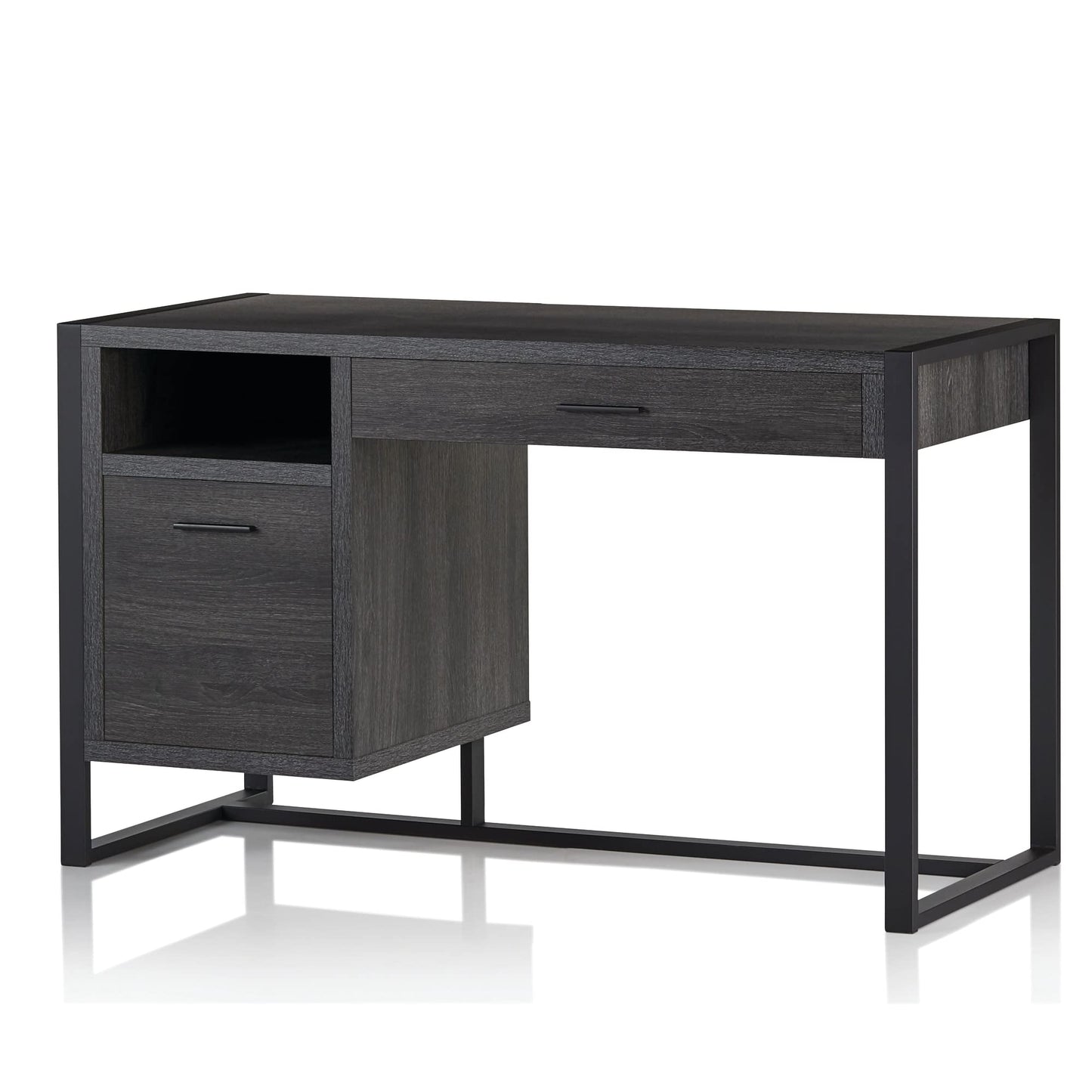 Realspace� DeJori 51" W Writing Desk, Charcoal