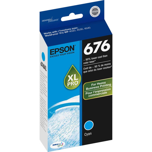 Epson DURABrite Ultra 676 Original Ink Cartridge - Cyan