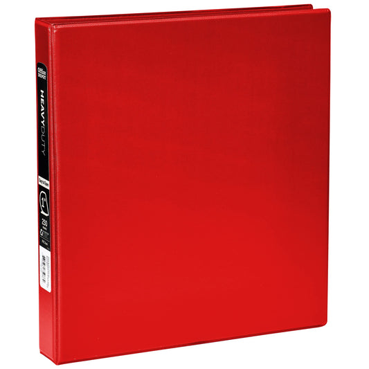 [in]Place� Heavy-Duty Easy Open� D-Ring Binder, 1" Rings, 59% Recycled, Red