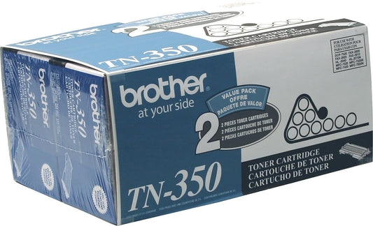 Brother® TN-350 Black Toner Cartridges, Pack Of 2