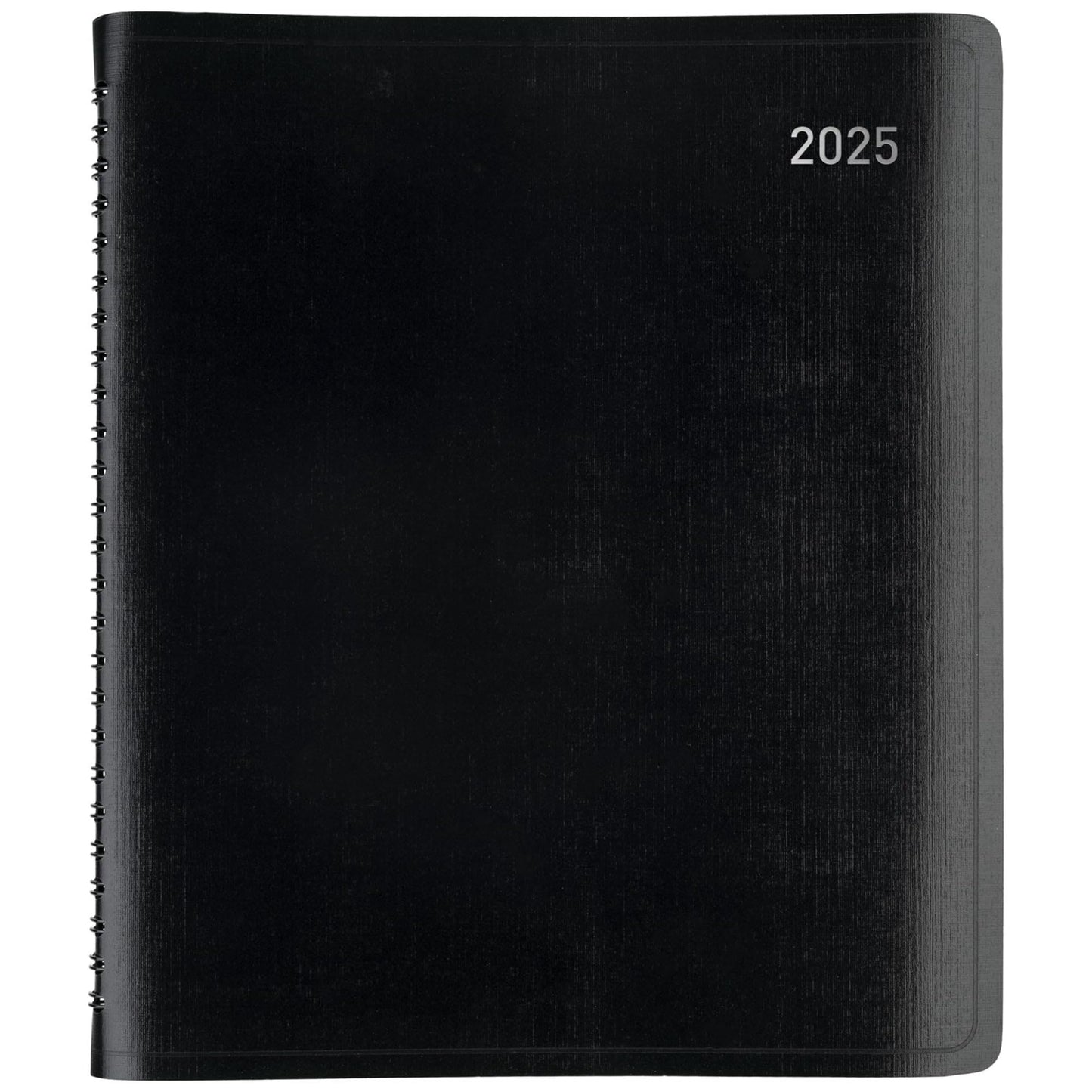 2025 Office Depot Weekly/Monthly Appointment Book Planner, 7" x 9", Black, January To December, OD711600