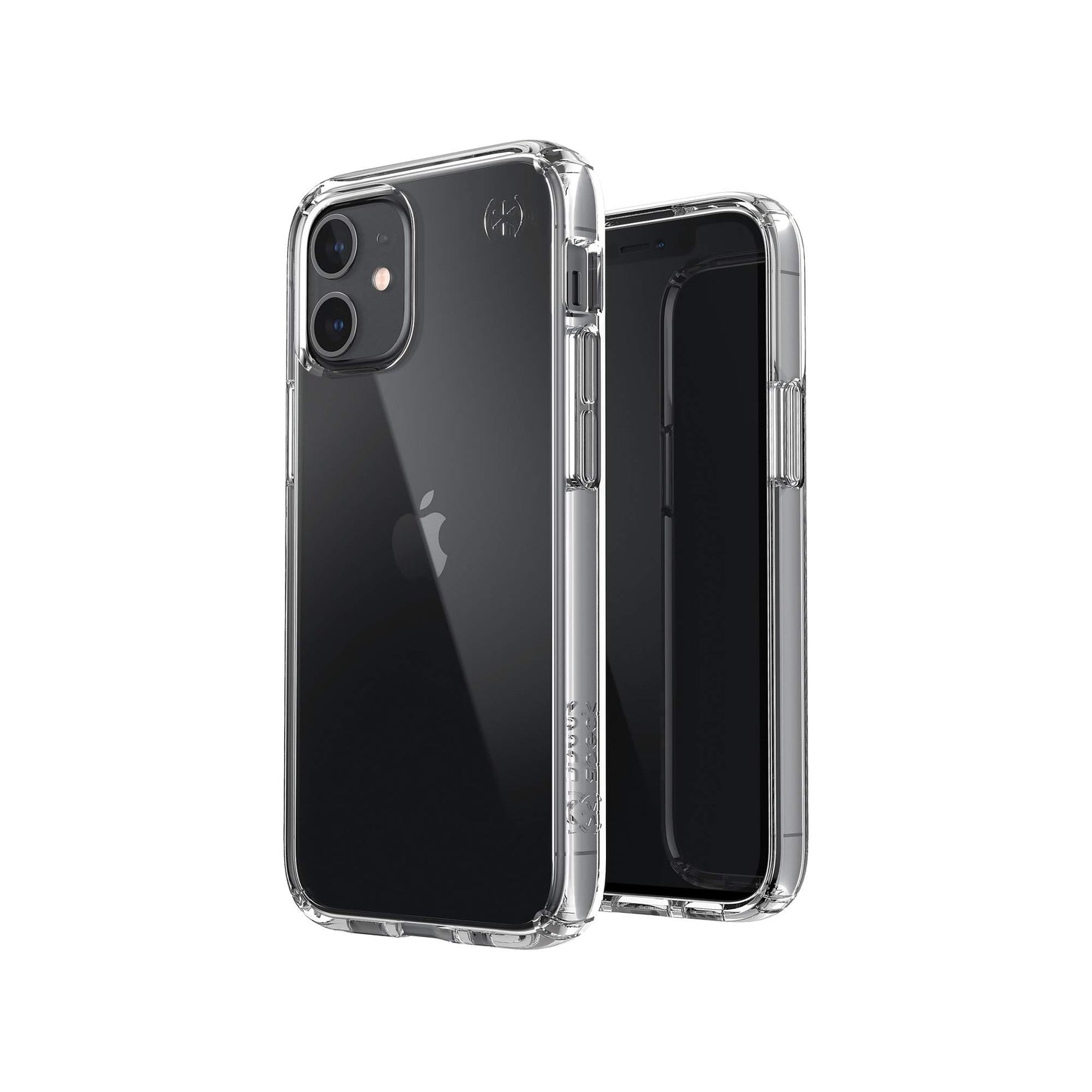 Speck Products Presidio Perfect-Clear iPhone 12 Mini Case, Clear/Clear