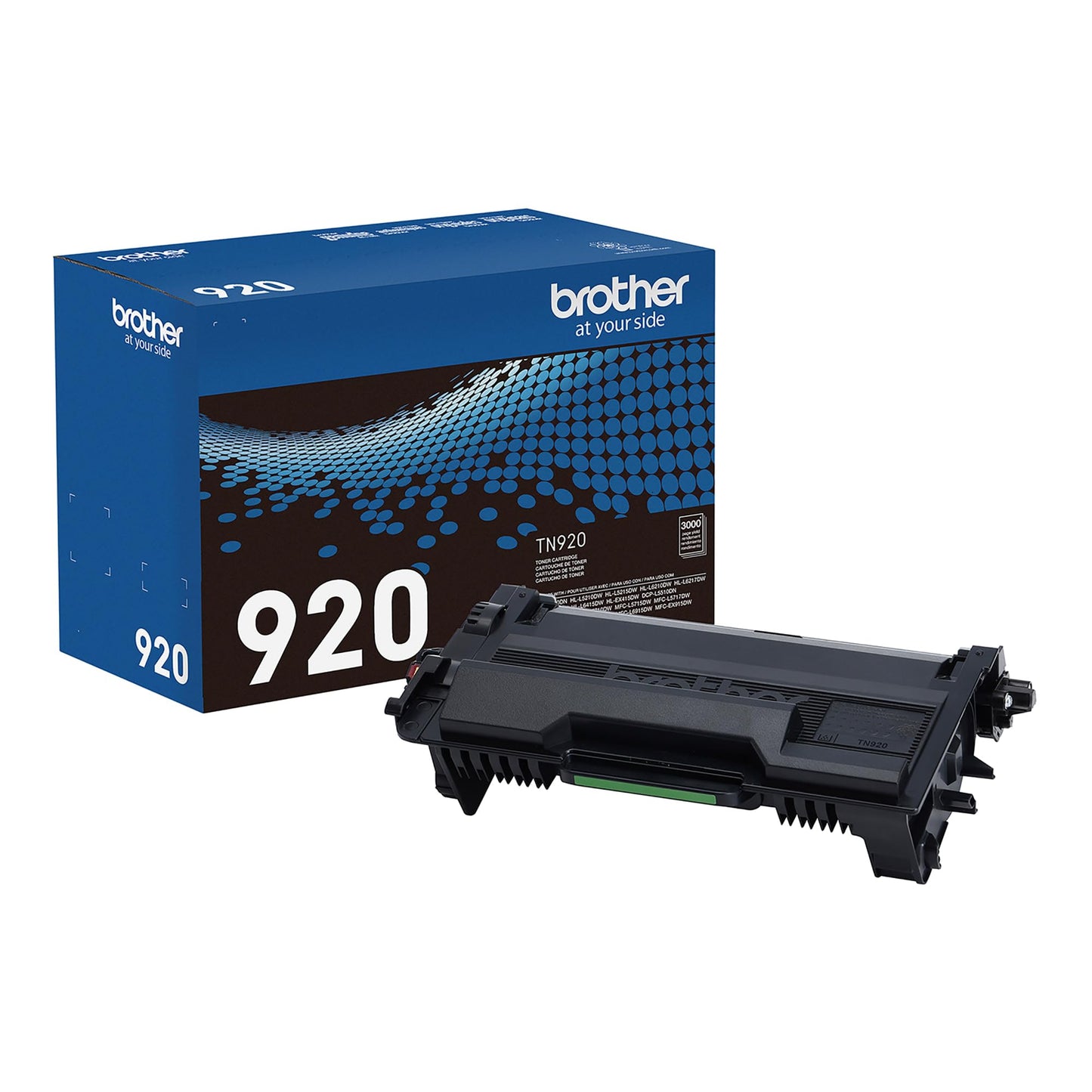 Brother Genuine TN920 Standard Yield Toner Cartridge, , HL-L5210DN, HL-L5210DW, HL-L5210DWT, HL-L5215DW, HL-L6210DW, HL-L6210DWT, HL-L6310DW,MFC-L6810DW