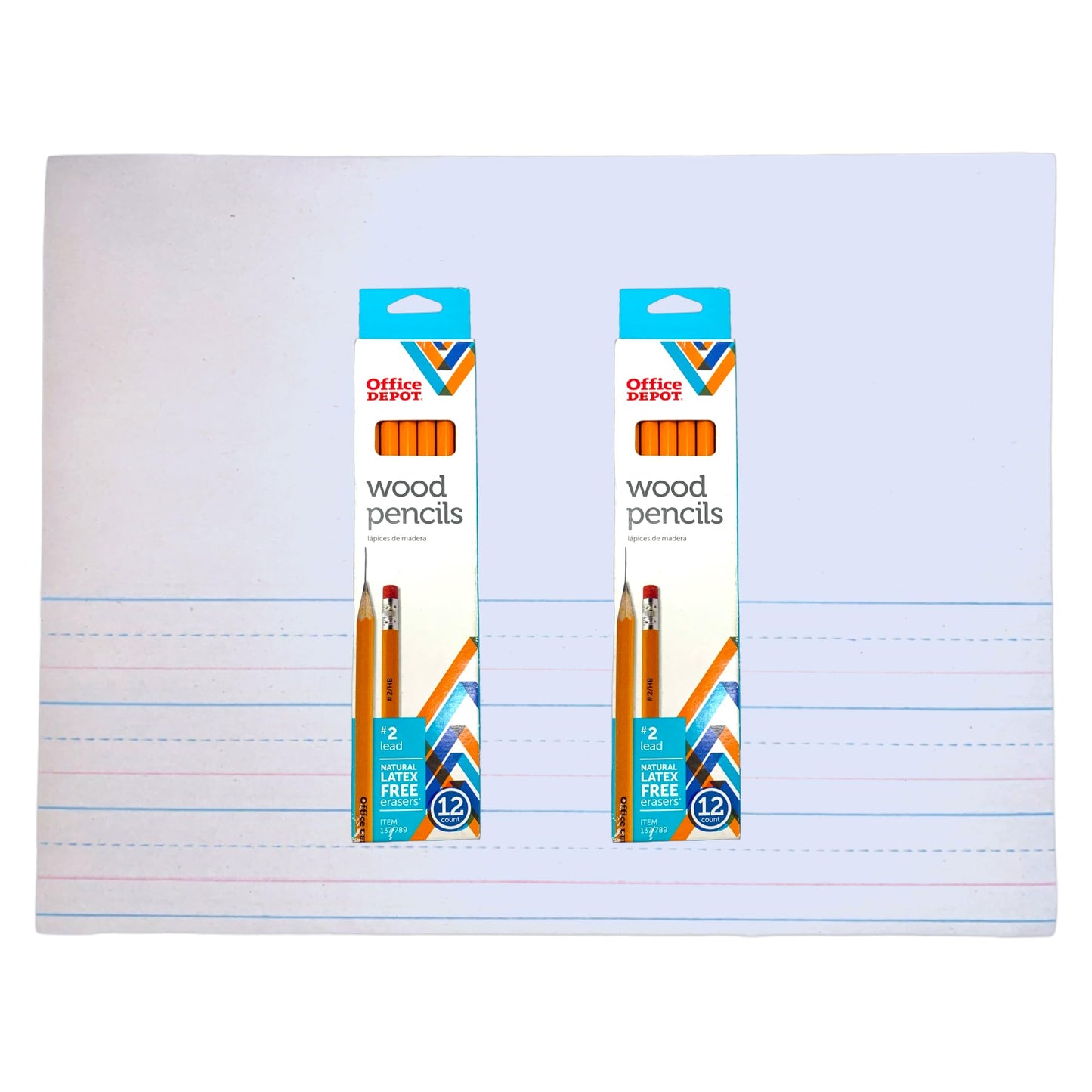 Covrick K5+ Art & Academics Bundle: Essential Early-Education School Supplies - Including Pencils, Ruled Storybook Paper, Crayons, Toy Erasers, and More!