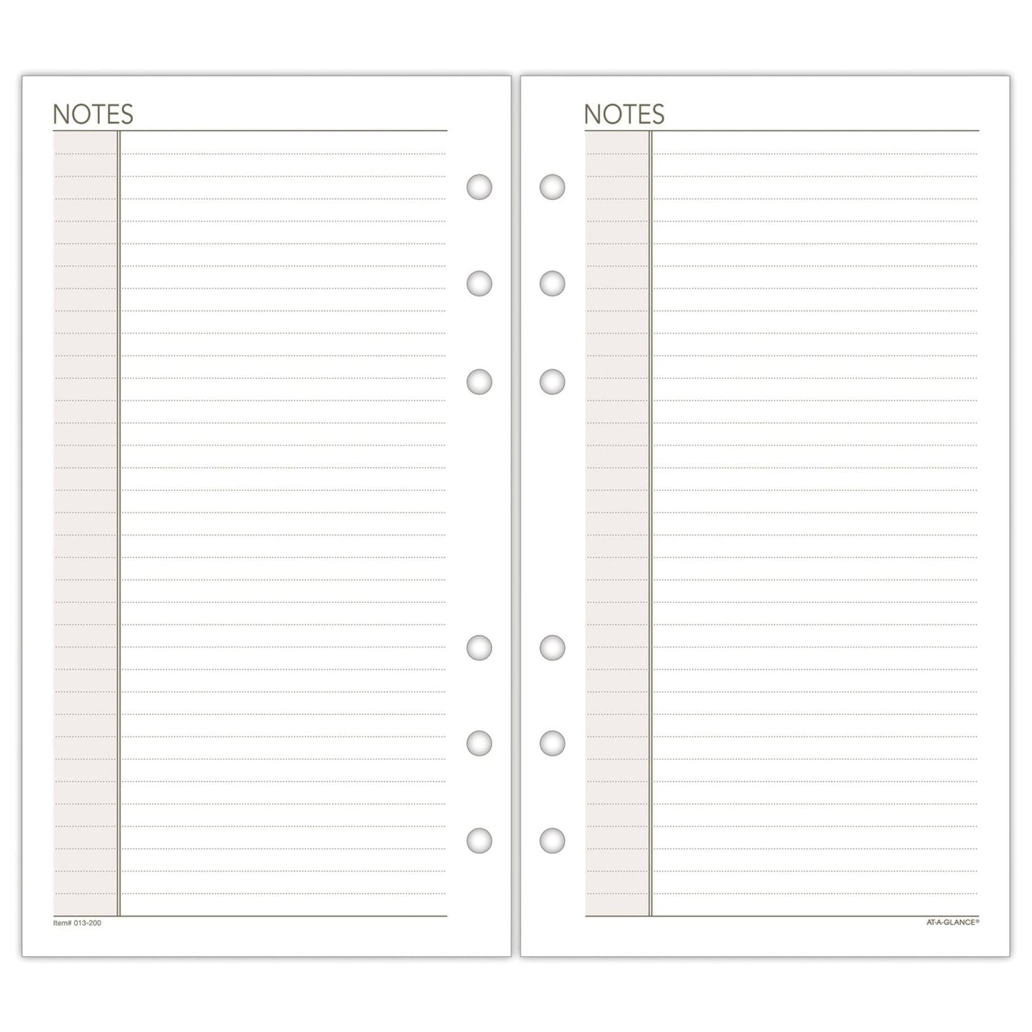 Day Runner Undated Planner Notes Refill, 3.75 x 6.75 Inches (013-200)