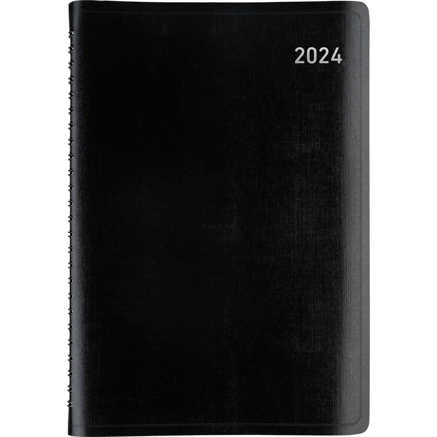 2024 Office Depot® Brand Weekly/Monthly Planner, 5" x 8", Black, January to December 2024, OD711400