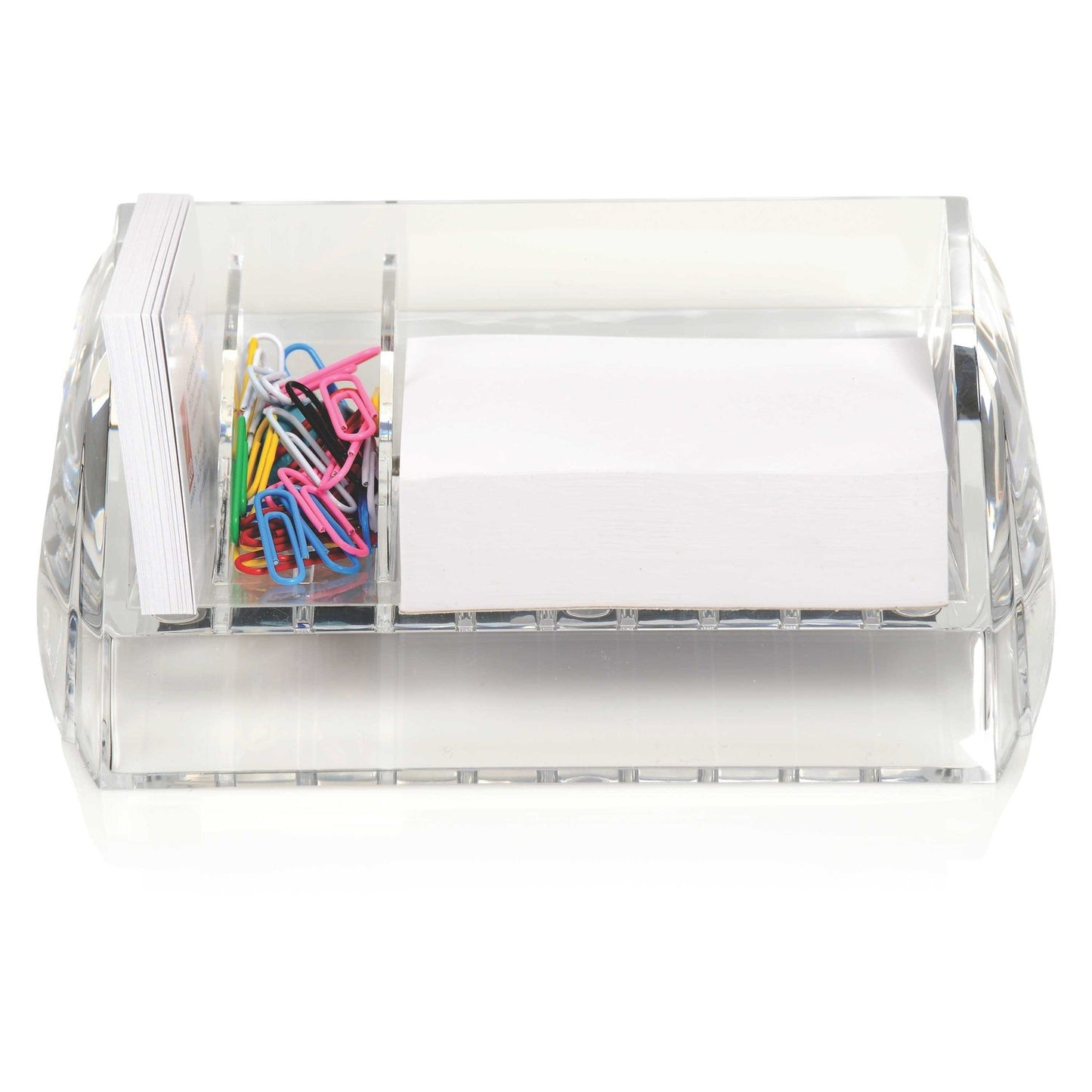 Swingline Memo & Paper Clip Holder, Acrylic, Stratus, Clear (S7010136)