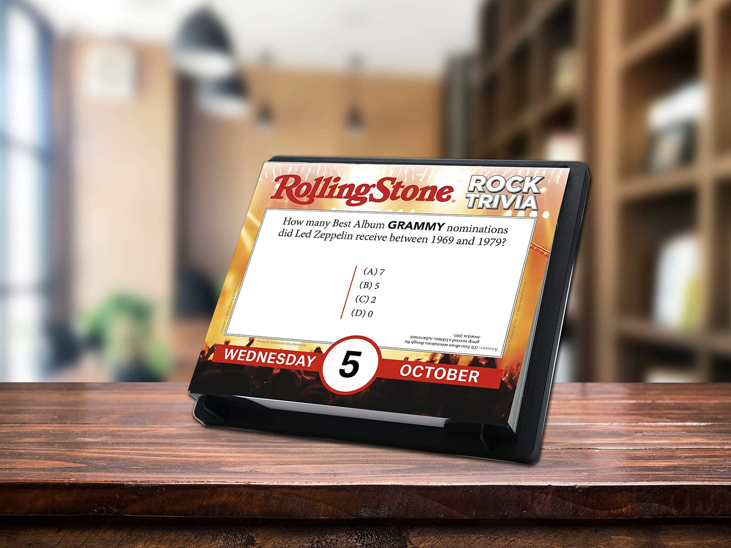 Rolling Stone Rock Trivia 2022 Boxed Daily Calendar